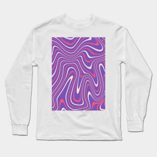 Wavy pattern Long Sleeve T-Shirt